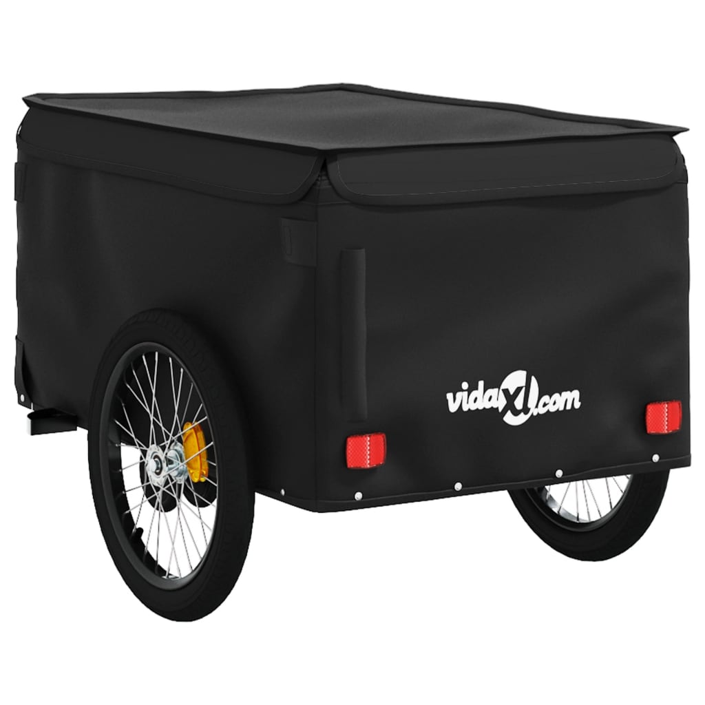 Cykelvagn svart 45 kg järn-Cykelvagnar-vidaXL-njoyroom