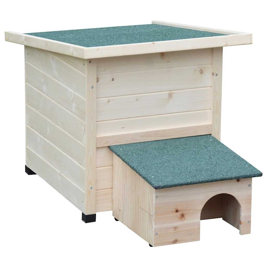 @pet Igelkott Hus XL 53x65x52cm Trä Vit