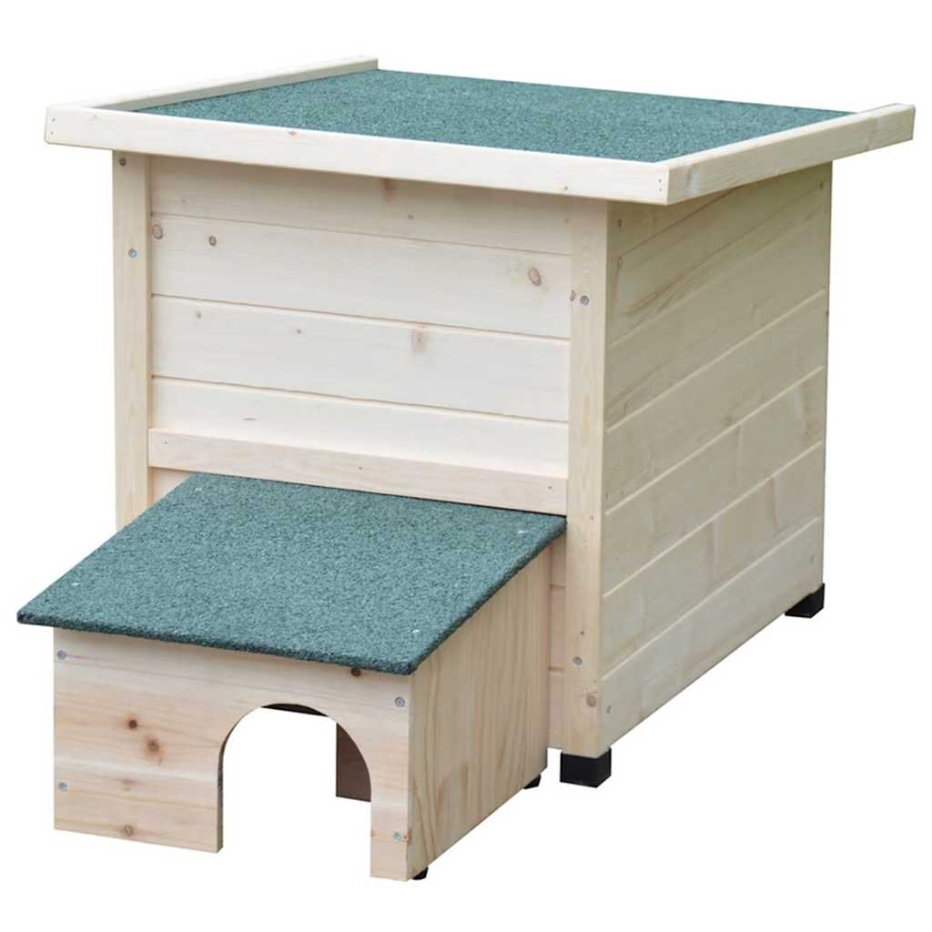 @pet Igelkott Hus XL 53x65x52cm Trä Vit