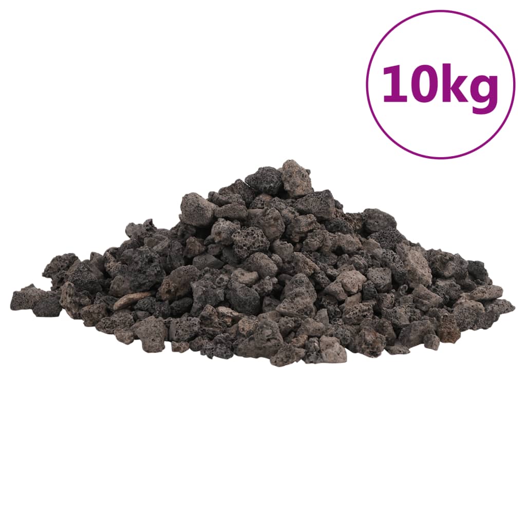 Lavagrus 10 kg svart 1-2 cm