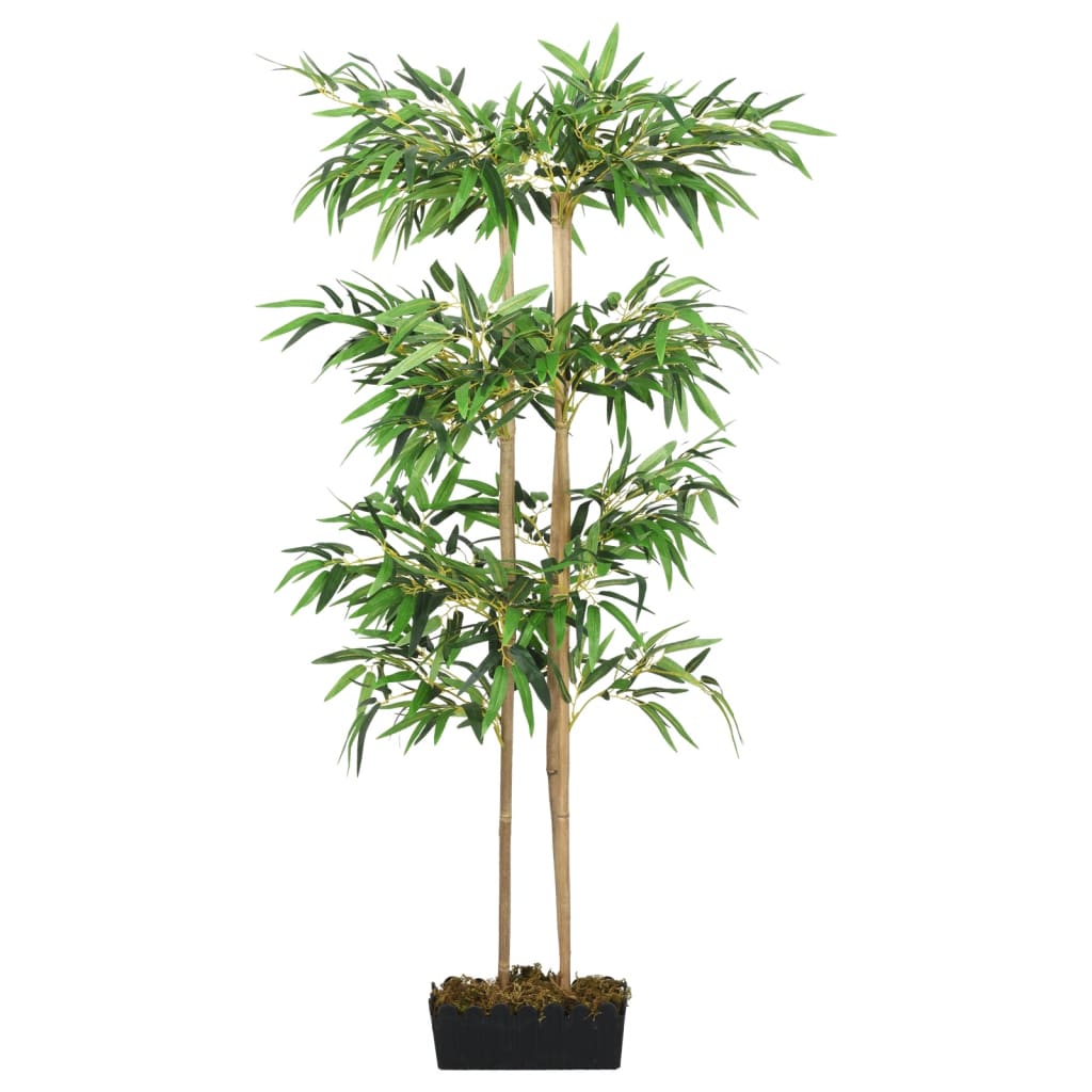 Konstväxt bambu 988 blad 150 cm grön