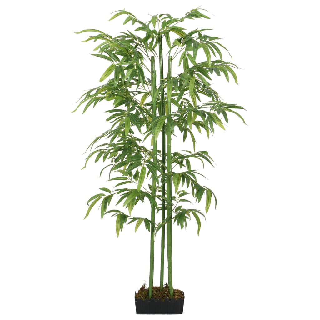 Konstväxt bambu 864 blad 180 cm grön