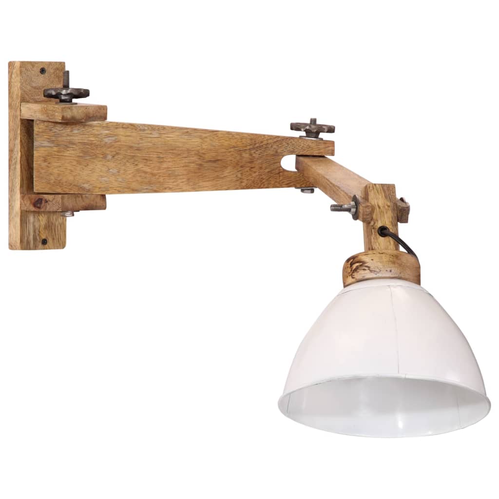 Vägglampa 25 W vit E27 - njoyroom