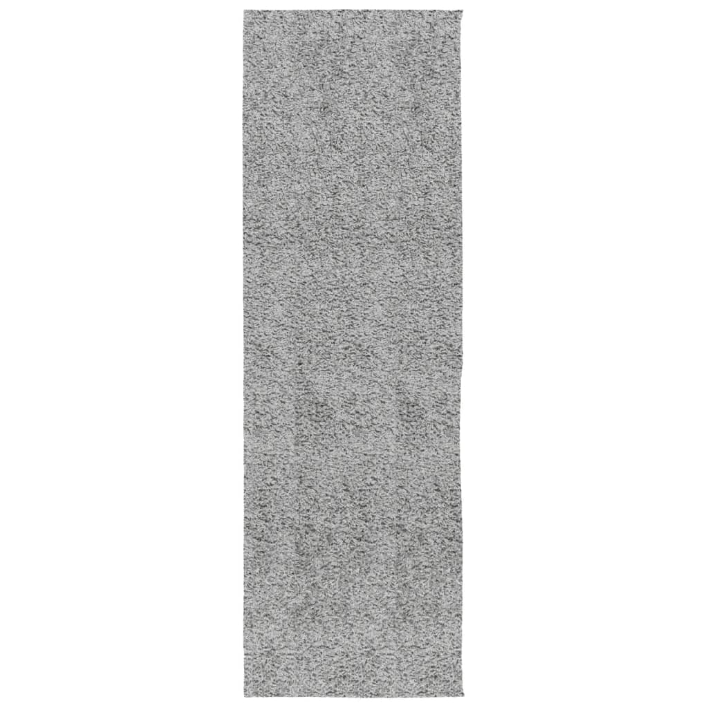 Ryamatta PAMPLONA lång lugg modern grå 80x250 cm