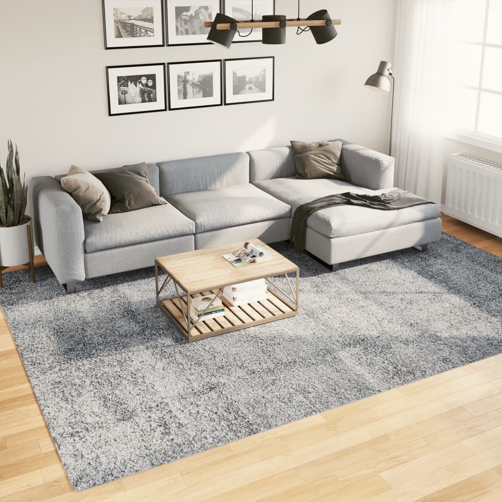 Ryamatta PAMPLONA lång lugg modern blå 240x340 cm