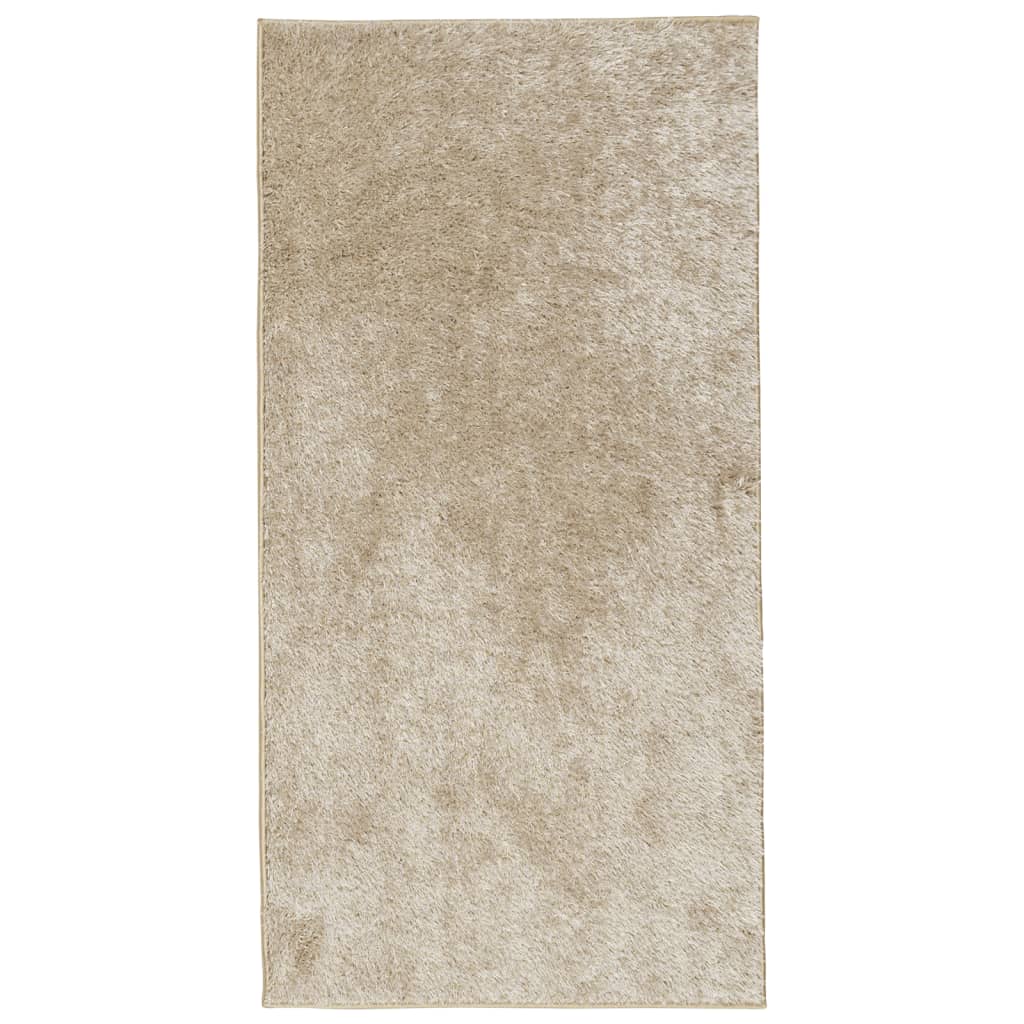 Matta ISTAN långluggad glansig beige 80x150 cm