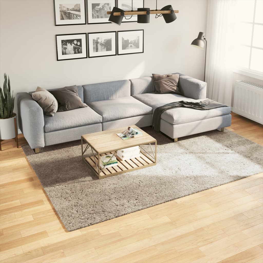 Matta ISTAN långluggad glansig beige 200x280 cm