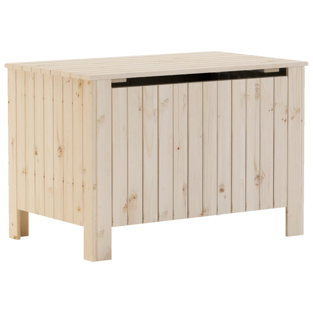 Förvaringslåda med lock RANA 80x49x54 cm massiv furu