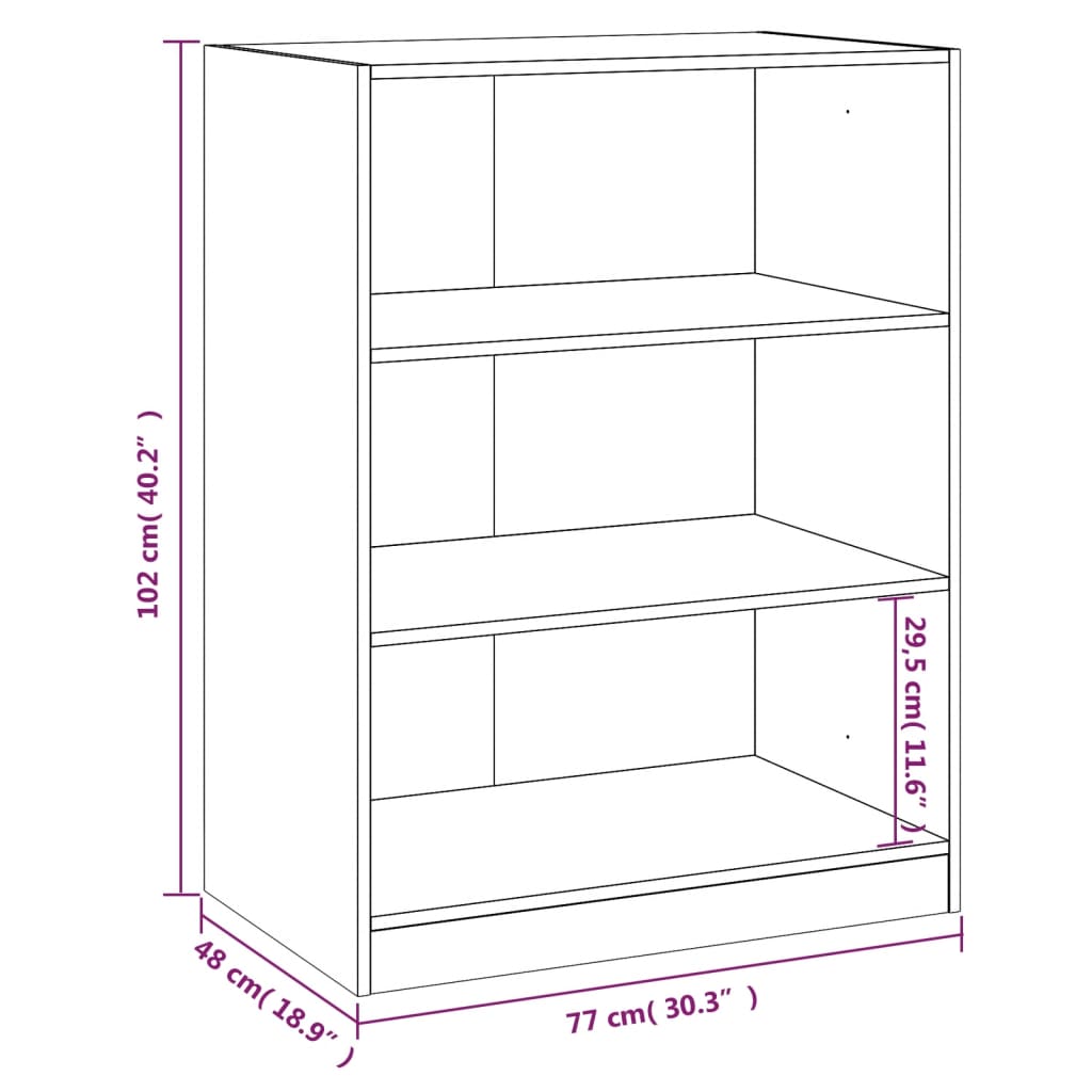 Garderob svart 77x48x102 cm konstruerat trä-Klädhängare-vidaXL-njoyroom