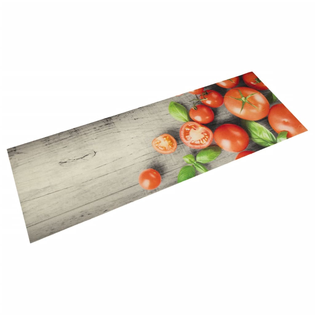 Köksmatta maskintvättbar tomater 60x180 cm sammet