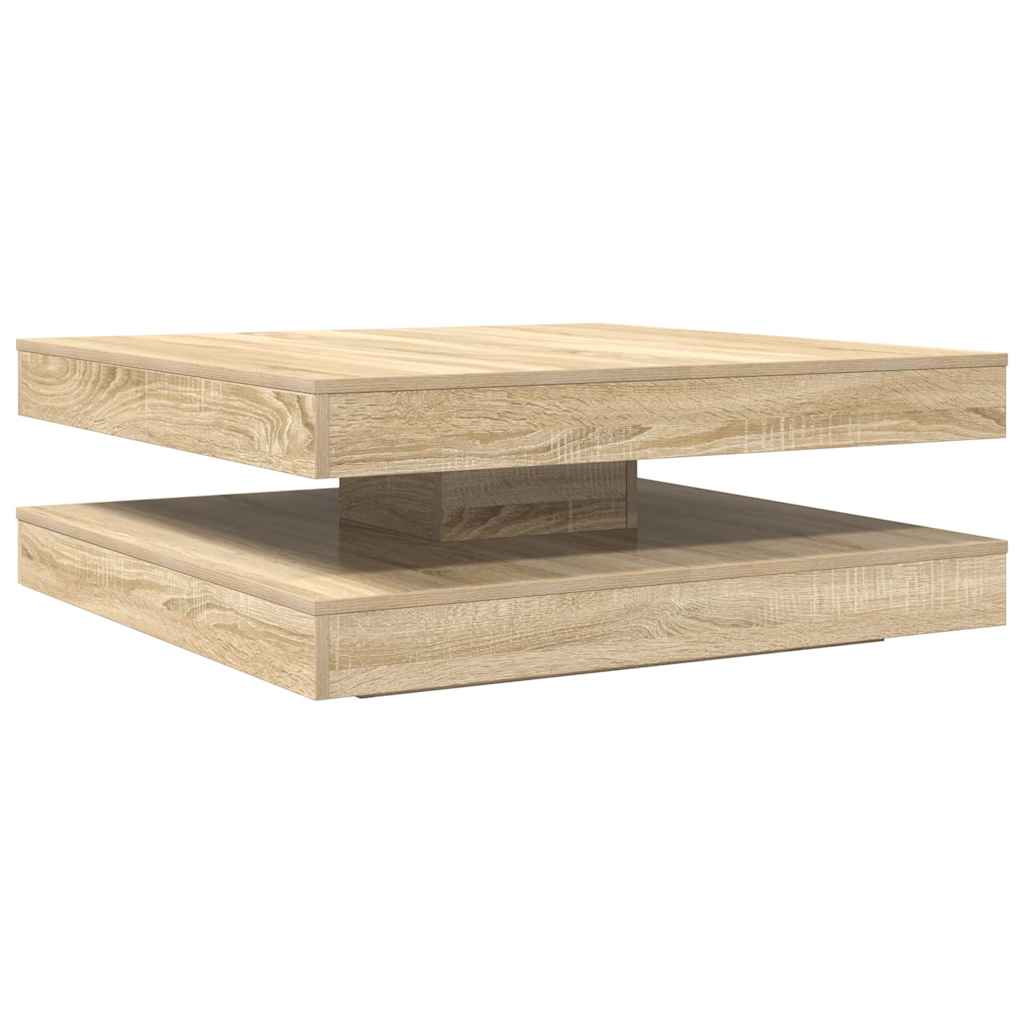 Soffbord 360 grader vridbart sonoma-ek 90x90x34,5 cm