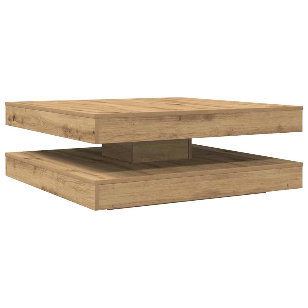 Soffbord 360 grader vridbart artisan ek 90x90x34,5 cm